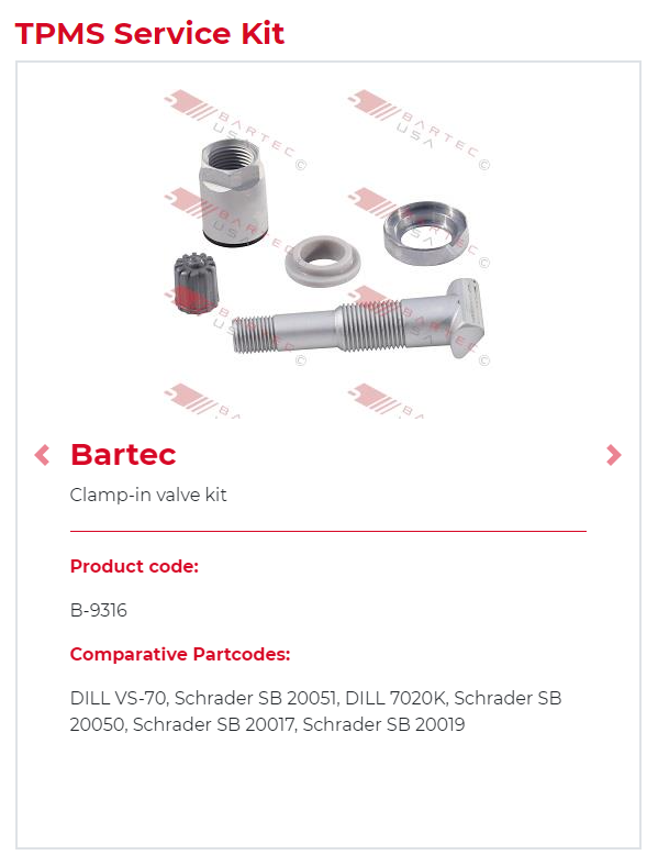 TPMS Service Kit